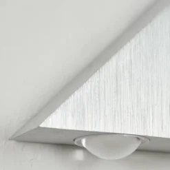 Applique murale Tapurai LED Argenté, 1 lumière