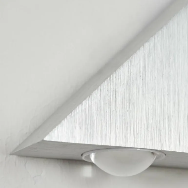 Applique murale Tapurai LED Argenté, 1 lumière