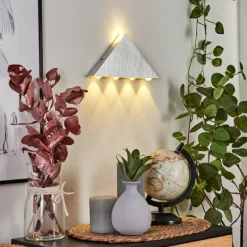 Applique murale Tapurai LED Argenté, 1 lumière