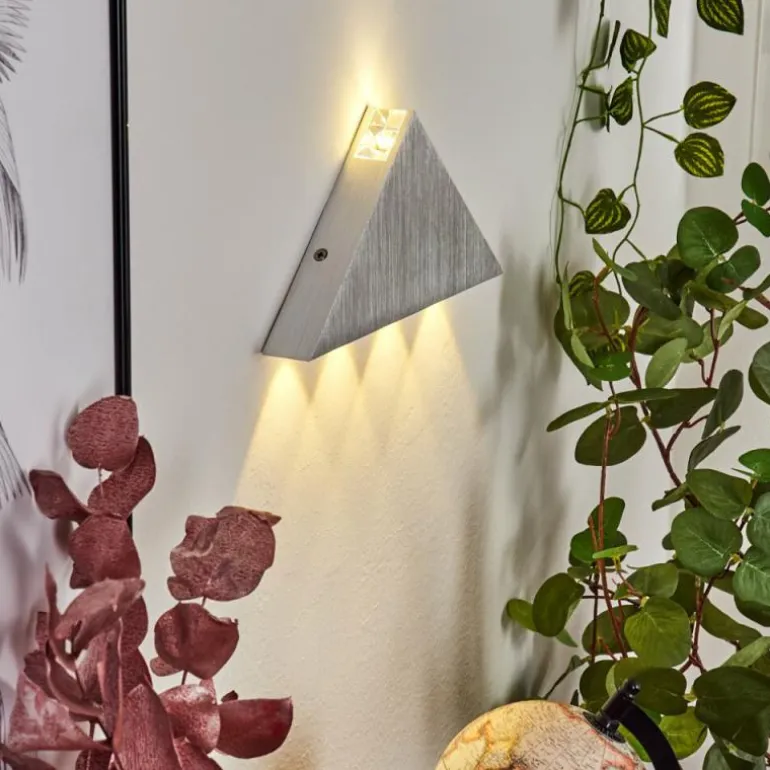 Applique murale Tapurai LED Argenté, 1 lumière