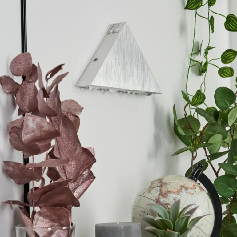 Applique murale Tapurai LED Argenté, 1 lumière