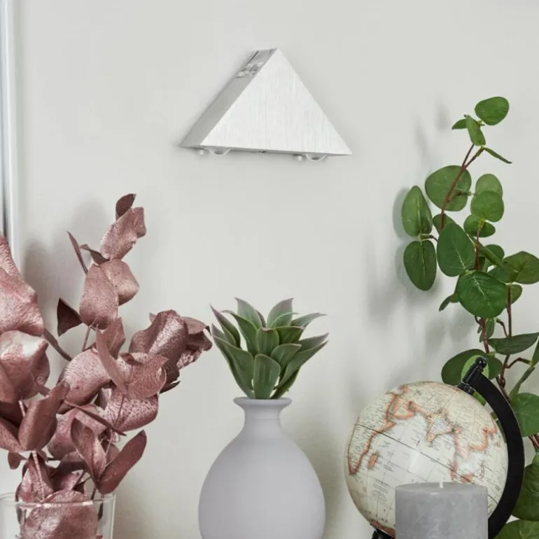 Applique murale Tapurai LED Argenté, 1 lumière