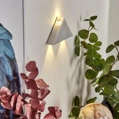Applique murale Tapurai LED Argenté, 1 lumière