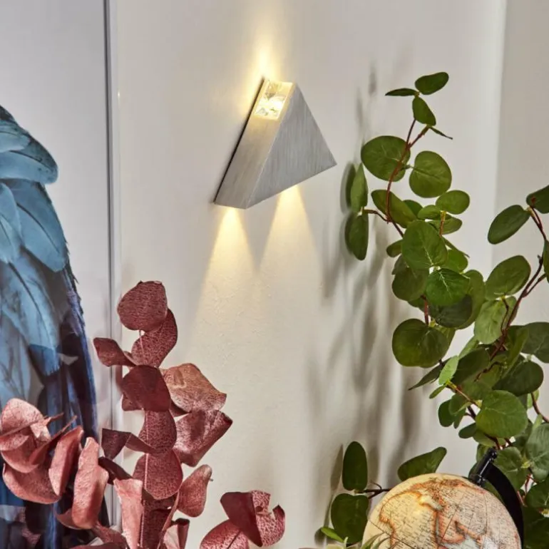 Applique murale Tapurai LED Argenté, 1 lumière