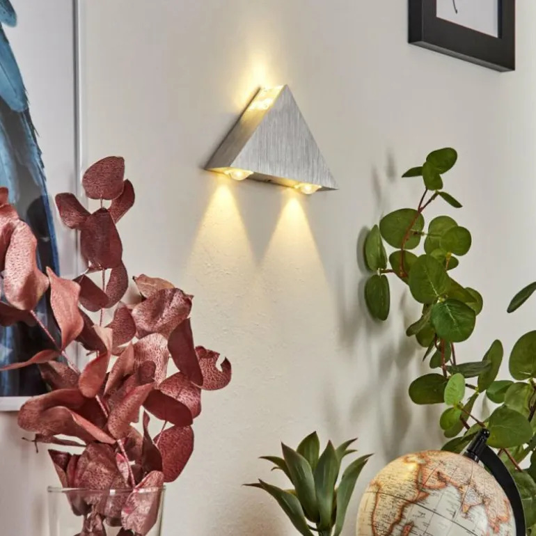 Applique murale Tapurai LED Argenté, 1 lumière