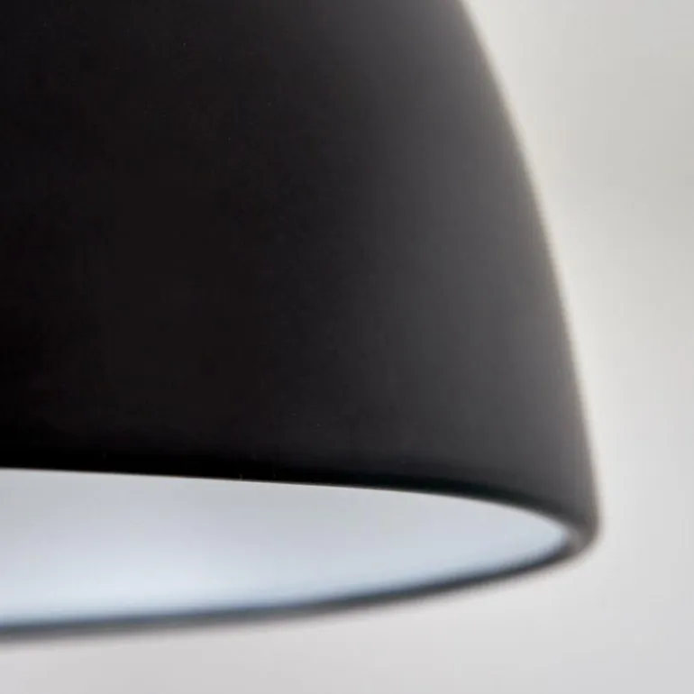Applique murale Tilton Nickel mat, Noir, 1 lumière
