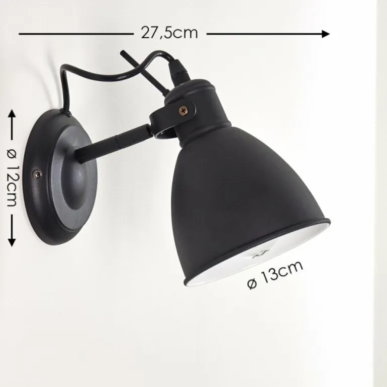 Applique murale Timola Noir, 27 lumières