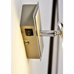 Applique murale Trio 8214 LED Aluminium, Chrome, Acier inoxydable, 1 lumière