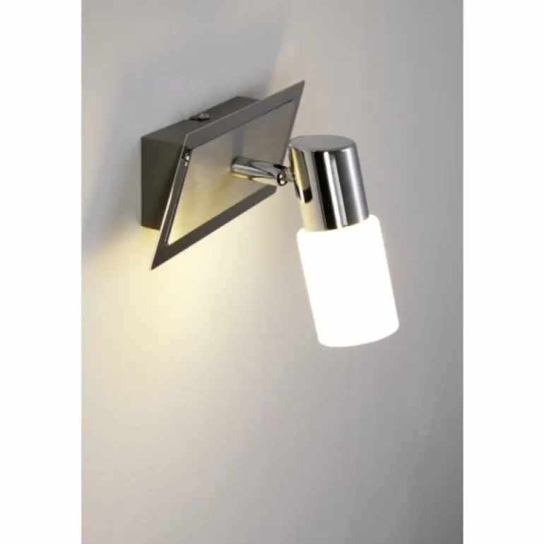 Applique murale Trio 8214 LED Aluminium, Chrome, Acier inoxydable, 1 lumière