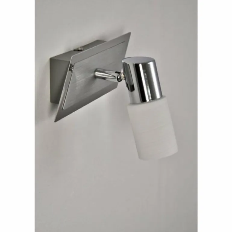 Applique murale Trio 8214 LED Aluminium, Chrome, Acier inoxydable, 1 lumière
