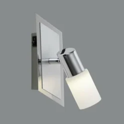 Applique murale Trio 8214 LED Aluminium, Chrome, Acier inoxydable, 1 lumière