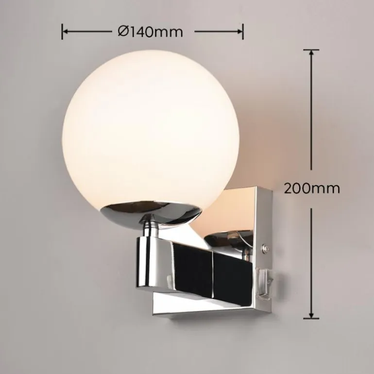 Applique murale Trio KULA Chrome, 1 lumière