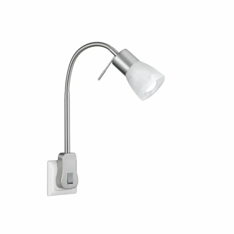 Applique murale Trio-Leuchten Levisto LED Nickel mat, 1 lumière