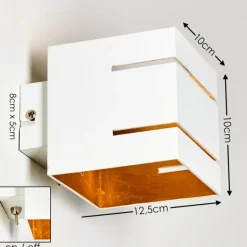 Applique murale Varco Blanc, 1 lumière