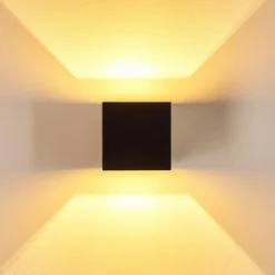 Applique murale Varco Noir, 1 lumière
