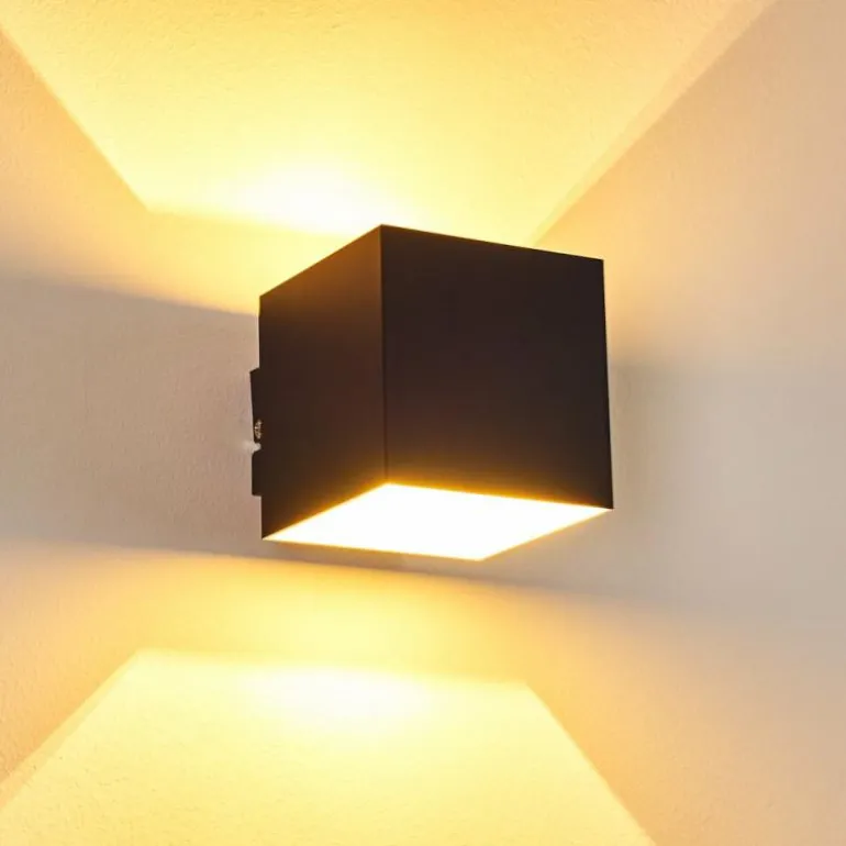 Applique murale Varco Noir, 1 lumière