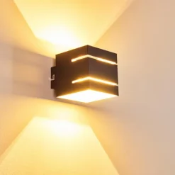 Applique murale Varco Noir, 1 lumière