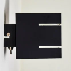 Applique murale Varco Noir, 1 lumière