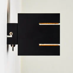 Applique murale Varco Noir, 1 lumière