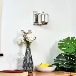 Applique murale Verasara Chrome, 1 lumière