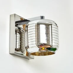 Applique murale Verasara Chrome, 1 lumière