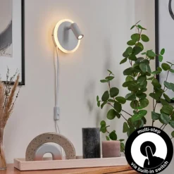 Applique murale Viata LED Blanc, 2 lumières