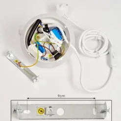Applique murale Viata LED Blanc, 2 lumières