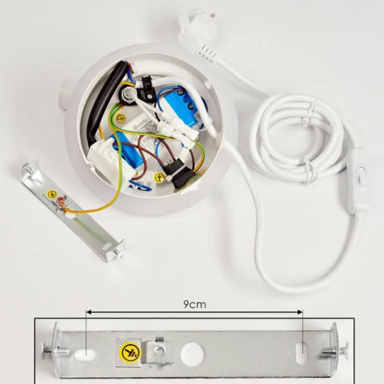 Applique murale Viata LED Blanc, 2 lumières
