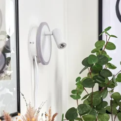 Applique murale Viata LED Blanc, 2 lumières