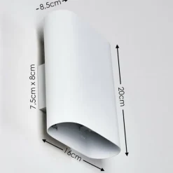 Applique murale Vion Blanc, 2 lumières