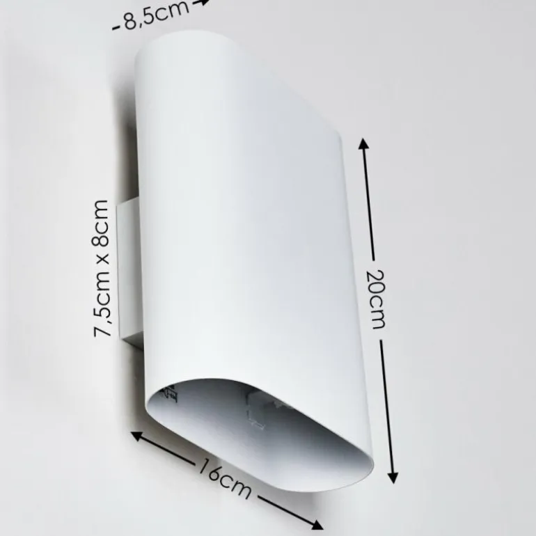 Applique murale Vion Blanc, 2 lumières