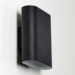 Applique murale Vion Noir, 2 lumières