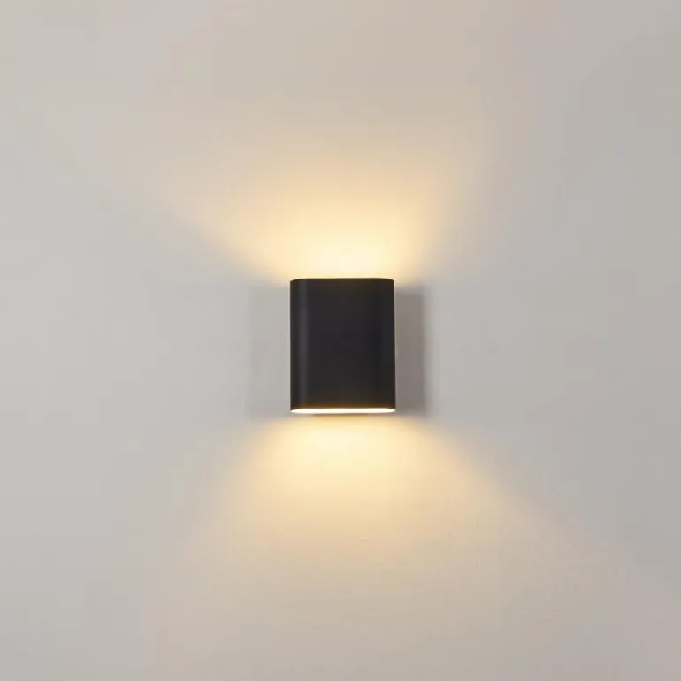 Applique murale Vion Noir, 2 lumières