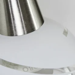 Applique murale Warga LED Nickel mat, 1 lumière