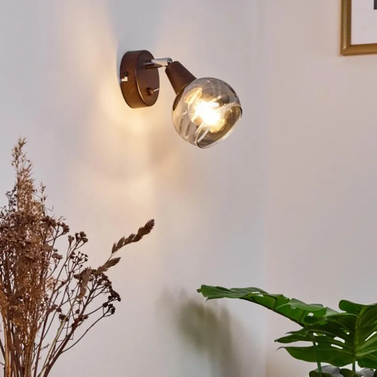 Applique murale Warga LED Bronze, 1 lumière
