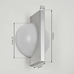 Applique murale Wroxton LED Aluminium, 1 lumière