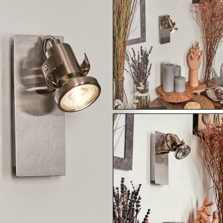 Applique murale Yometchen LED Nickel mat, 1 lumière