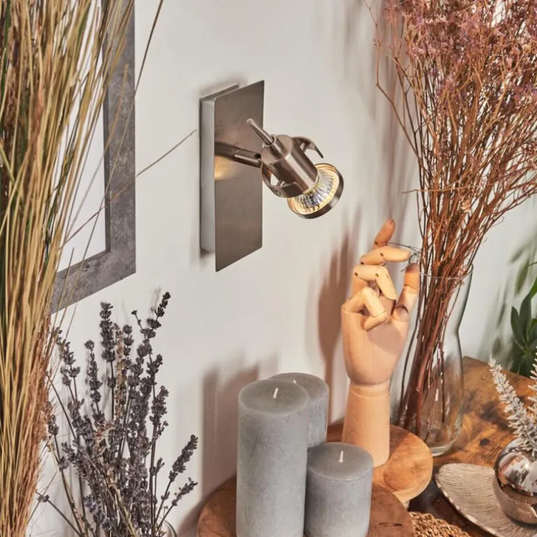 Applique murale Yometchen LED Nickel mat, 1 lumière