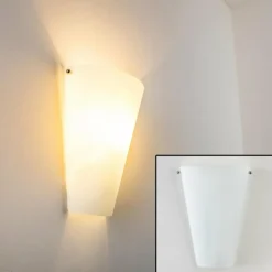 Applique murale Zera Aluminium, Blanc, 1 lumière