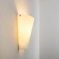 Applique murale Zera Aluminium, Blanc, 1 lumière