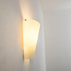 Applique murale Zera Aluminium, Blanc, 1 lumière