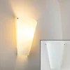 Applique murale Zera Aluminium, Blanc, 1 lumière
