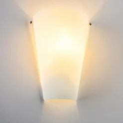 Applique murale Zera Aluminium, Blanc, 1 lumière
