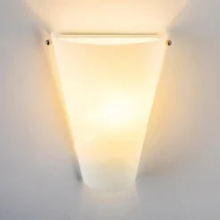 Applique murale Zera Aluminium, Blanc, 1 lumière