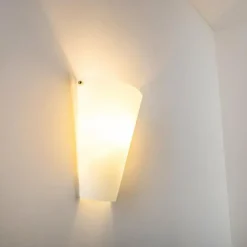 Applique murale Zera Aluminium, Blanc, 1 lumière