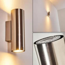 Applique murale Zuoz Nickel mat, 2 lumières
