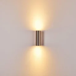 Applique murale Zuoz Nickel mat, 2 lumières