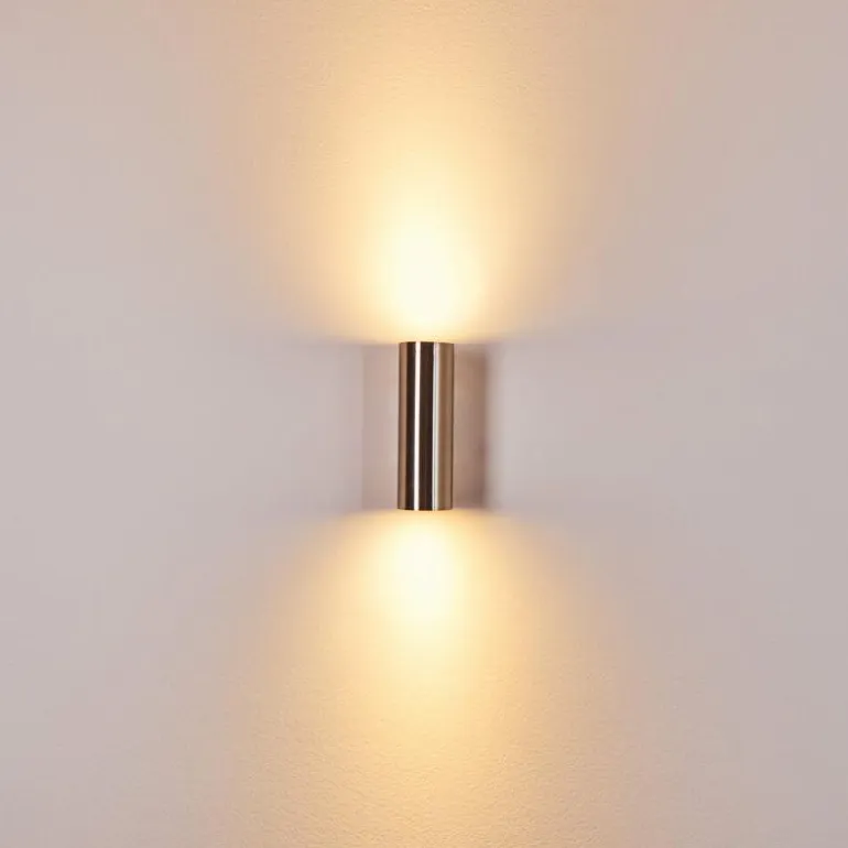 Applique murale Zuoz Nickel mat, 2 lumières