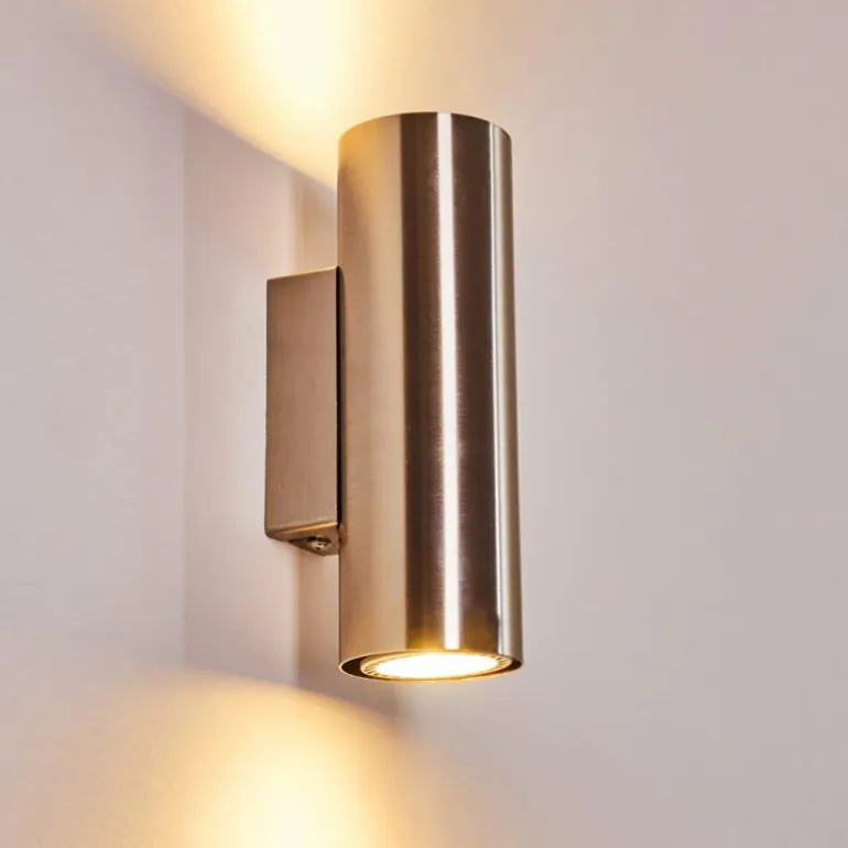 Applique murale Zuoz Nickel mat, 2 lumières