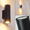 Applique murale Zuoz Noir, 2 lumières